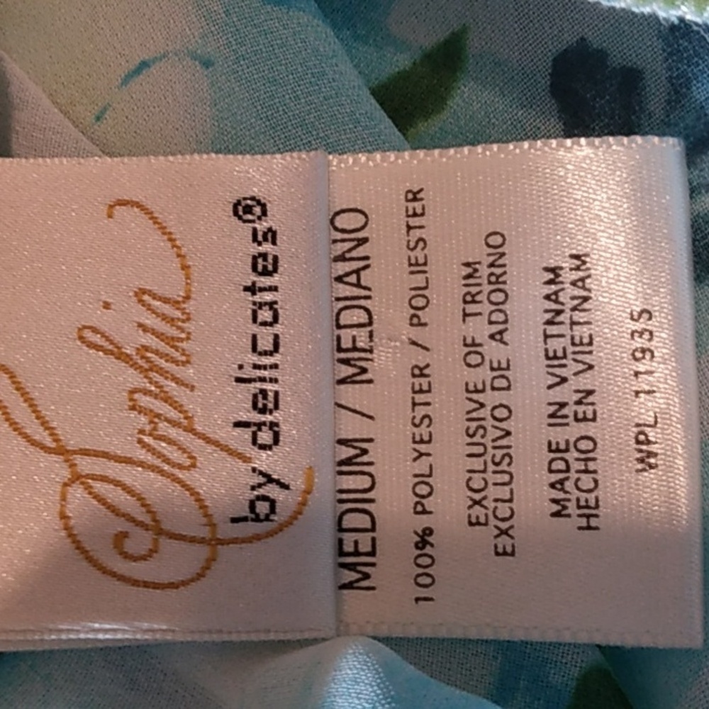 Sophia by Delicates robe & gown sz M - Picture 9 of 9